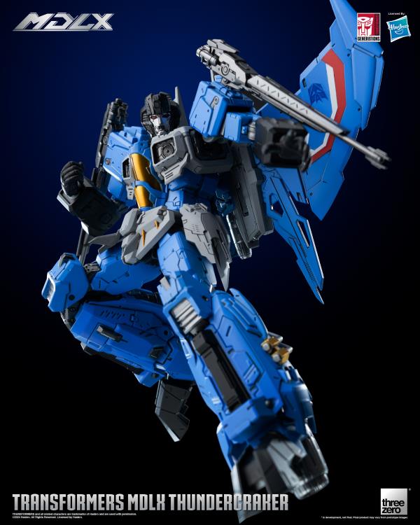 threezero Transformers MDLX Articulated Figure Series Thundercracker 7.8-Inch Action Figure - View 9