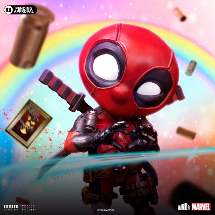 Iron Studios Marvel X-Men MiniCo Deadpool Collectible Figure (6-Inch) - View 15