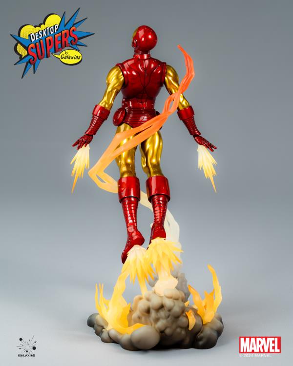 Galaxias Marvel Desktop Supers Iron Man (Classic Edition) 1/8 Scale PVC Figure, 12-Inch - View 12