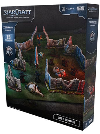 Archon Studios StarCraft The Miniatures Game Terrain Lost Temple Expansion Set