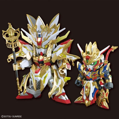 Bandai SD Gundam World Heroes SDW Revival of the Heroes! Wukong Impulse Childhood Ver. and Sanzang Strike Freedom Gundam Model Kit Set - View 3