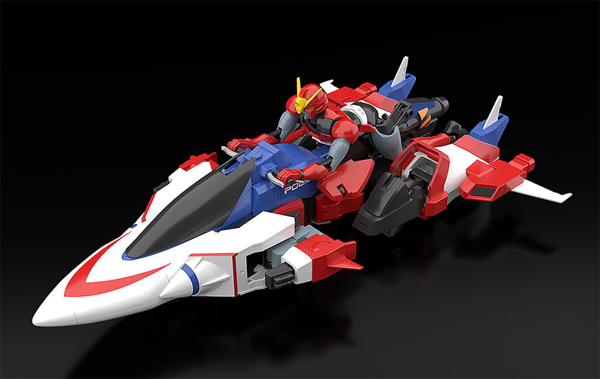 Good Smile Armored Police Metal Jack Moderoid Hyper Red Jack Armor Model Kit (6.3 Inches) - View 10