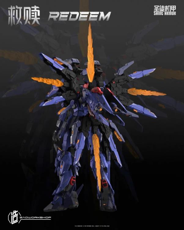 ZaoWorkshop Saint Armor Redeem 1/100 Scale Plastic Model Kit, 8.3-Inch - View 4