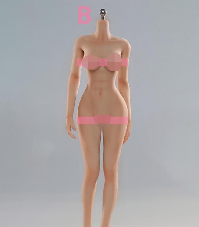Very Cool Universal Female 1/6 Scale Medium Bust Body with Feet (VCD-02B Regular Complexion) - View 3