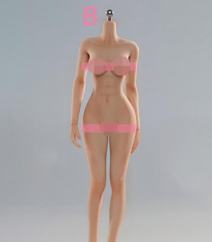 Very Cool Universal Female 1/6 Scale Medium Bust Body with Feet (VCD-02B Regular Complexion) - View 3