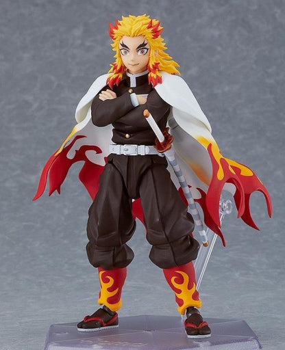 Max Factory Demon Slayer: Kimetsu no Yaiba figma No.553 Rengoku Kyoujurou 6-Inch Action Figure - View 4