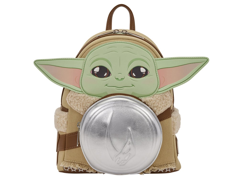 Loungefly Star Wars: The Mandalorian Grogu Cosplay 10.5-Inch Mini Backpack in Polyurethane - View 2