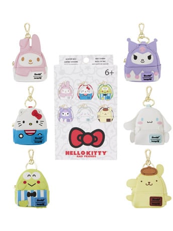 Loungefly Hello Kitty & Friends Random Mini Backpack Keychain Charm