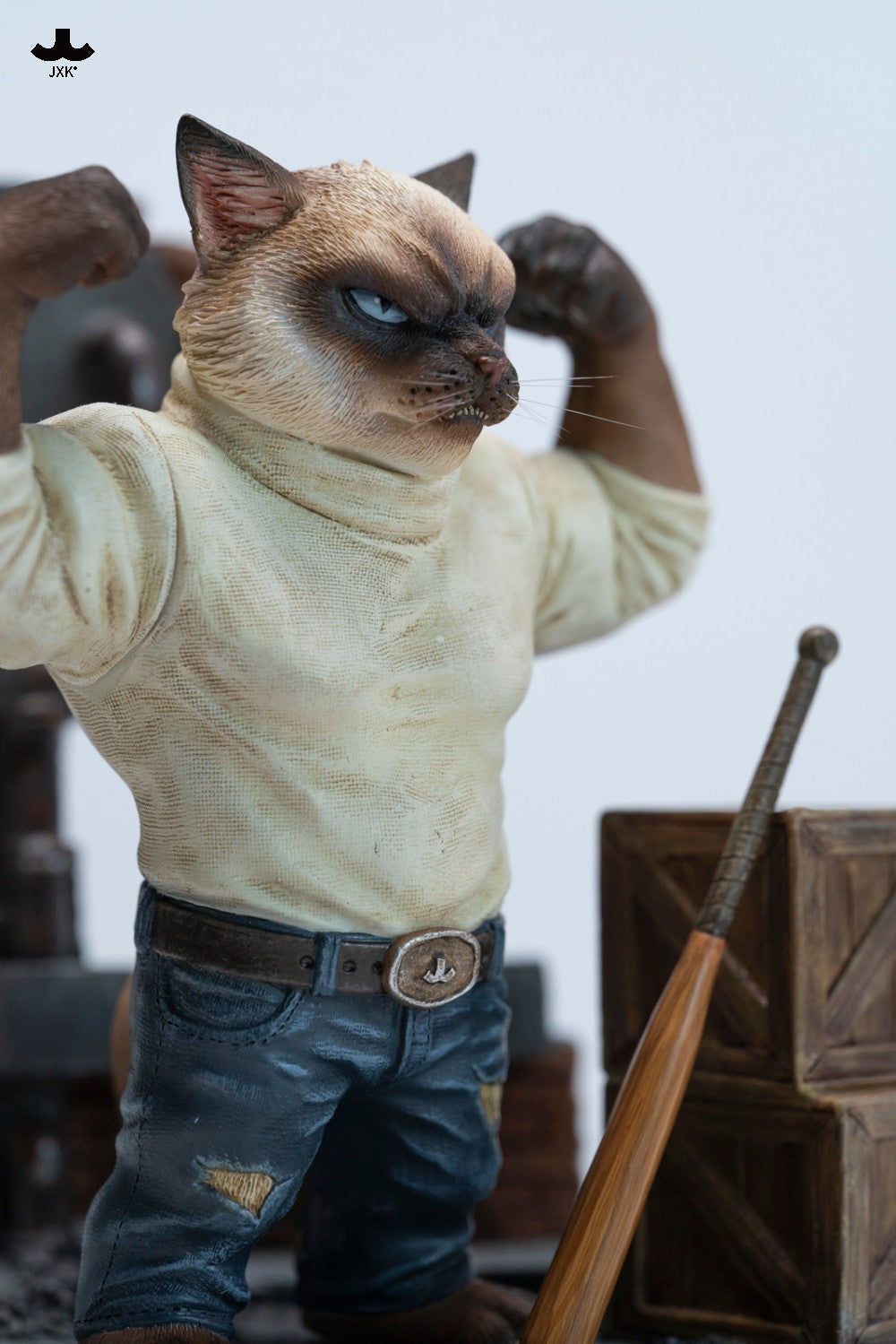 JxK.Studio Gangster Cat Enforcer Rocky 6-Inch Resin Figure - View 8
