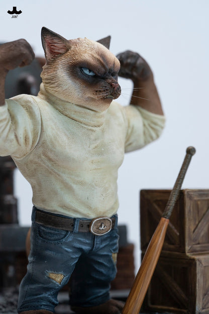 JxK.Studio Gangster Cat Enforcer Rocky 6-Inch Resin Figure - View 8
