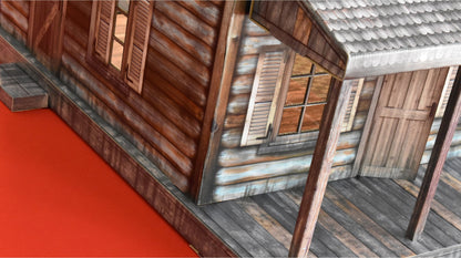 Extreme-Sets Multiverse Collection Log Cabin 1/12 Scale Pop-Up Diorama (14-Inch) - View 13