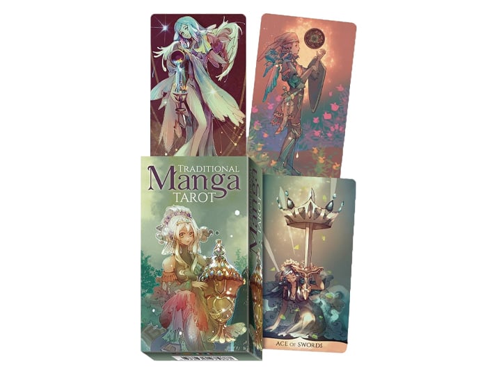 Llewellyn Publications Traditional Manga Tarot Deck and Guidebook Set - View 2
