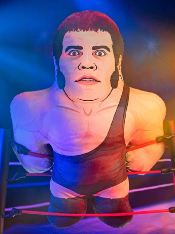 Uncanny Brands Andre the Giant Bleacher Buddy 28-Inch Plush