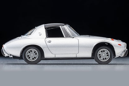 Tomytec Tomica Limited Vintage TLV-139c 1969 Toyota Sports 800 (Silver) with Custom Wheels 1/64 Scale Diecast Model - View 5