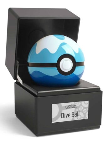 The Wand Company Pokemon Electronic Dive Ball Replica in Metal