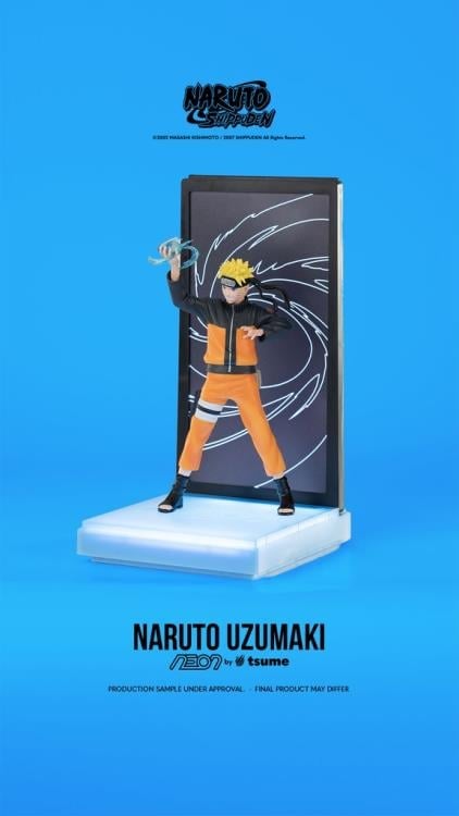 Tsume Naruto: Shippuden NEON Naruto Uzumaki Lighted Display Figure 10-Inch - View 5