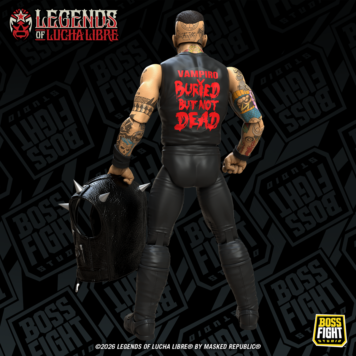 Boss Fight Studio Legends of Lucha Libre Fanaticos Vampiro (Coffin Box Resurrected) Action Figure - View 7