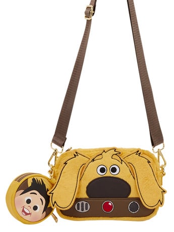 Loungefly Up Dug Crossbody Bag with Dug the Talking Dog Design