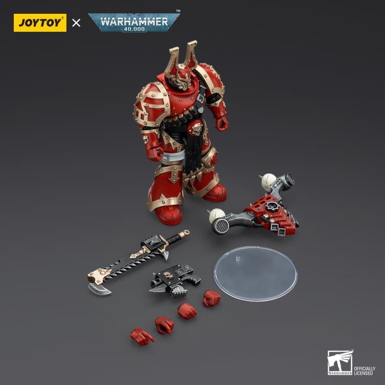 JoyToy Warhammer 40K World Eaters Khorne Berzerker (Ver. 2) 1/18 Scale Action Figure - View 7