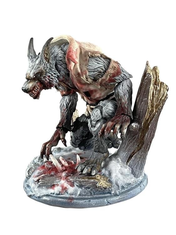 COO Model Palmtop Monsters Snowfield Slaughter Bloody White Werewolf Deluxe Ver. 1/12 Scale Figure - View 8