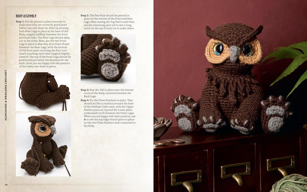 Clarkson Potter Dungeons & Dragons Crochet: A Book of Many Patterns - View 6