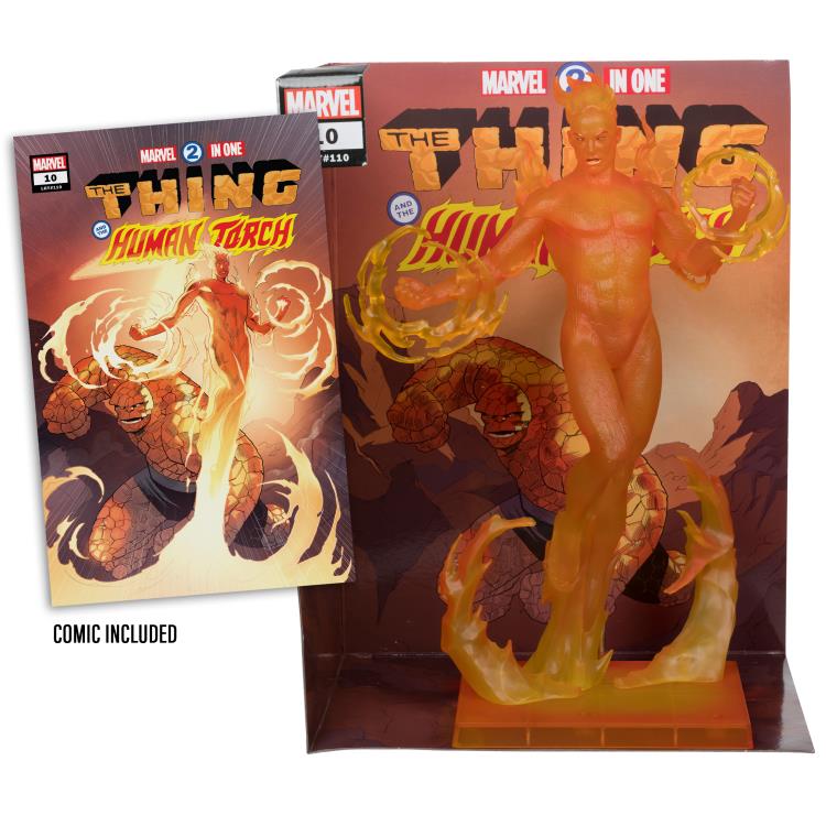 McFarlane Toys Marvel Comics The Human Torch (The Thing and the Human Torch #10) 1/6 Scale Action Figure - View 5