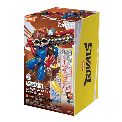 Blokees Marvel Rivals Champion Class CC08 Rocket Raccoon Model Kit, 5.5-Inch - View 9