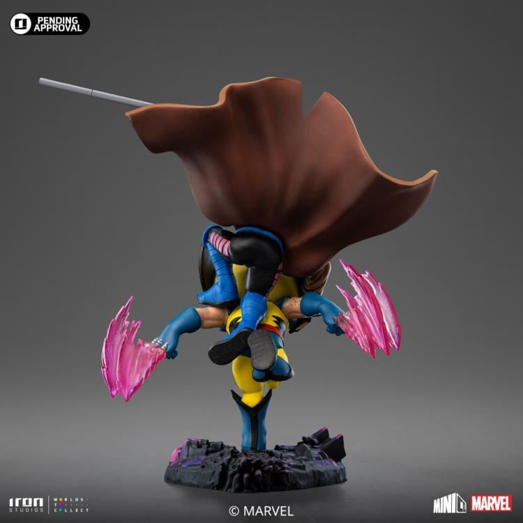 Iron Studios X-Men '97 MiniCo Wolverine and Gambit Figure (9-Inch) - View 7