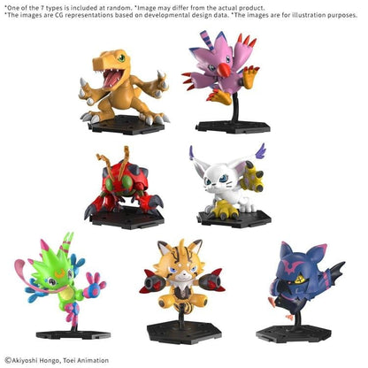 Bandai Digimon Gathering Part 1 Random Model Kit with Agumon and Tailmon - View 3