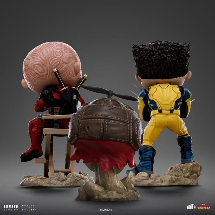 Iron Studios Marvel Deadpool & Wolverine MiniCo Deadpool (Unmasked) 5.5-Inch Figure - View 9