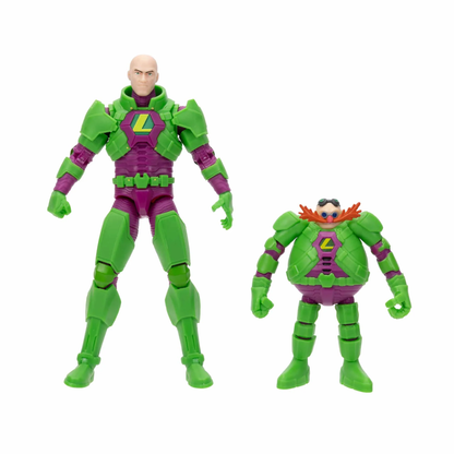 Jakks Pacific DC Comics x Sonic the Hedgehog Dr. Eggman & Lex Luthor Action Figure Two-Pack - View 3