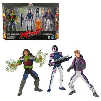 Hasbro Marvel Legends X-Force Domino, Rictor and Cannonball Action Figure Multipack - View 18