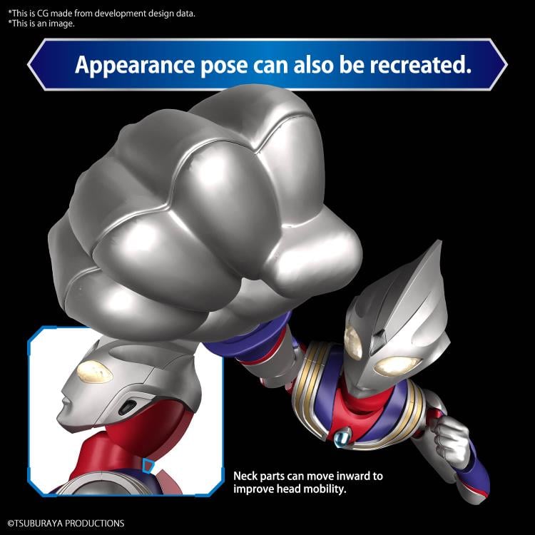 Bandai Figure-rise Standard Ultraman Tiga (Multi Type) Plastic Model Kit - View 15