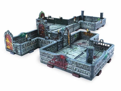 Archon Studios Dungeons & Lasers Pathfinder Terrain Abomination Vaults Pre-Painted Miniatures Set - View 5