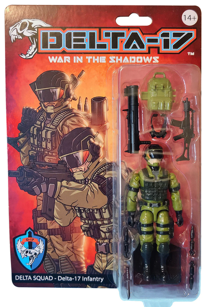 5by5 Toys Delta-17: War in the Shadows Delta Squad A Infantry Action Figure - View 10