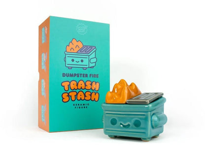 100% Soft Dumpster Fire Trash Stash 3.5-Inch Ceramic Figure - View 4