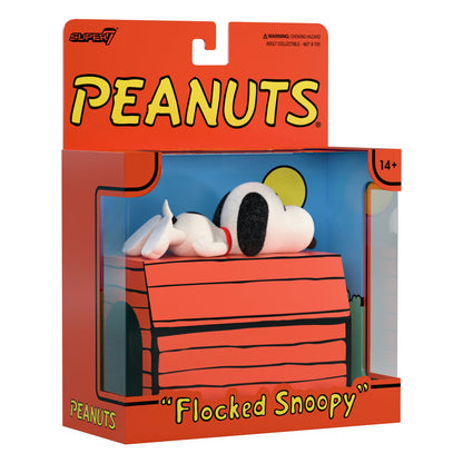 Super7 Peanuts ReAction Sleeping Snoopy (Flocked) Action Figure - View 9