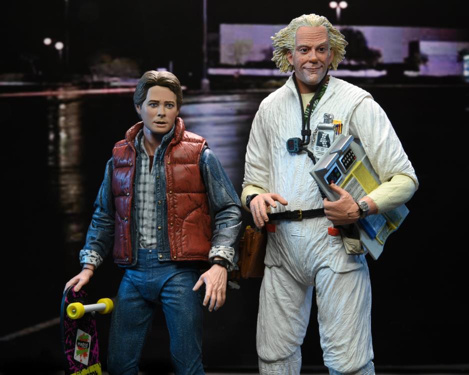 NECA Back to the Future Ultimate Doc Brown (Hazmat Suit) Action Figure - View 14