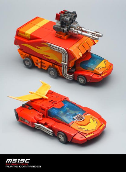 Mechanic Studio MS-19C Flame Commander (War Damage Ver.) Limited Edition 4.72-Inch Figure - View 4