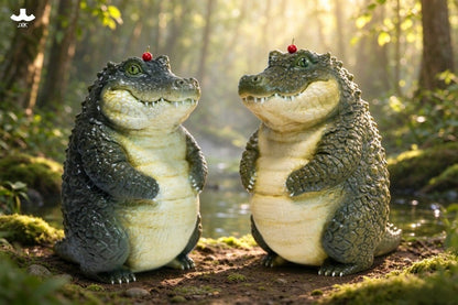 JxK.Studio Swamp Dango (Ver. B) 5.1-Inch Resin Alligator Figure - View 11