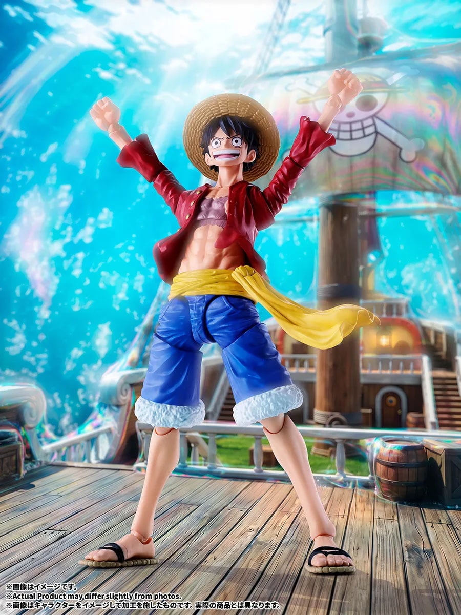 Bandai Tamashii Nations S.H.Figuarts One Piece Monkey D. Luffy Two Years Later Action Figure - View 3