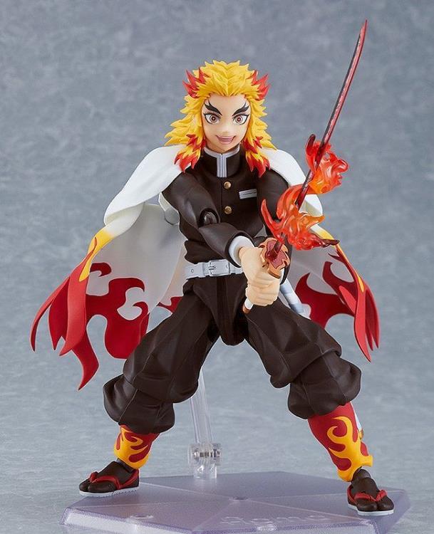 Max Factory Demon Slayer: Kimetsu no Yaiba figma No.553 Rengoku Kyoujurou 6-Inch Action Figure - View 3