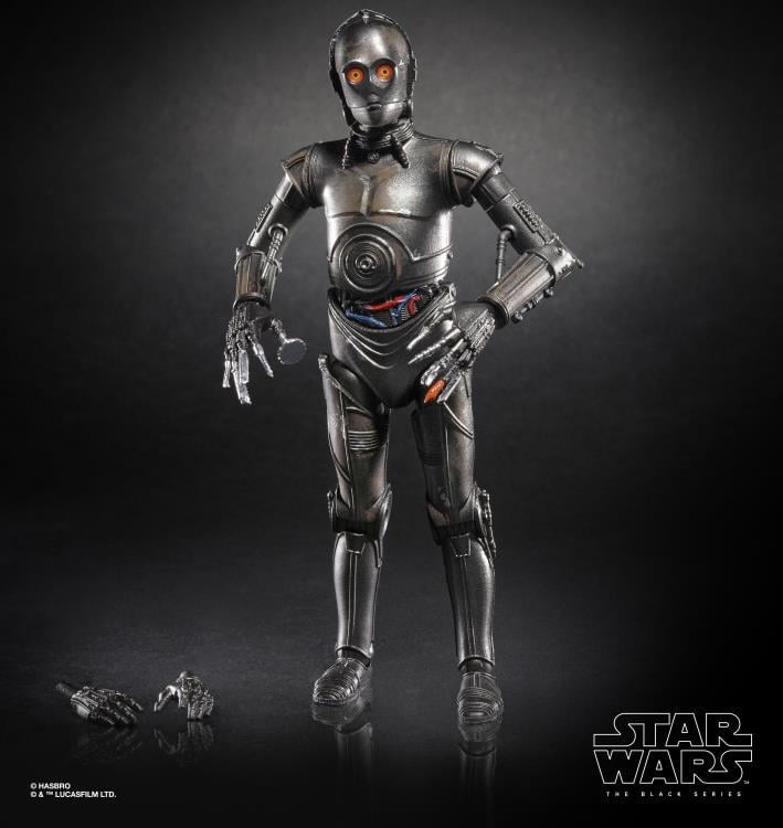 Hasbro Star Wars: The Black Series 6-Inch 0-0-0 Triple Zero Plastic Action Figure - View 3
