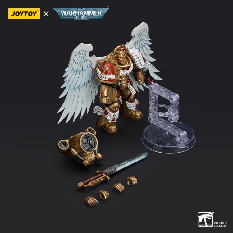 JoyToy Warhammer 40K Blood Angels Sanguinary Guard with Encarmine Sword (Ver. 1) 1/18 Scale Action Figure - View 7