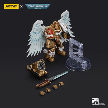 JoyToy Warhammer 40K Blood Angels Sanguinary Guard with Encarmine Sword (Ver. 1) 1/18 Scale Action Figure - View 7
