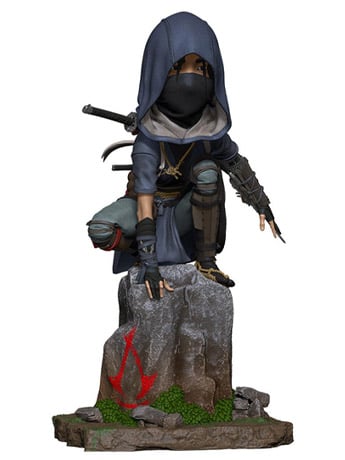 NECA Assassin's Creed Shadows Naoe Fujibayashi Head Knocker, 7-Inch Resin