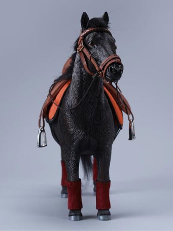 JxK.Studio Little Shetland Pony with Bangs Solid Black Ver. Resin Figure (7.4-Inch)