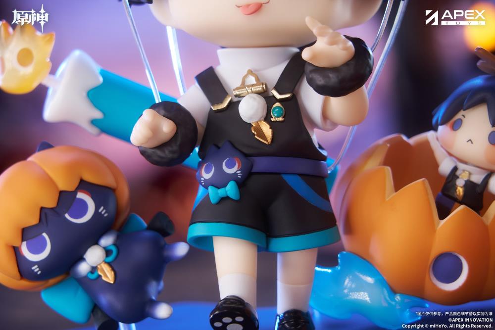 Apex Genshin Impact Wanderer (Twilight Whimsy) Chibi Figure (With Bonus) 4-Inch - View 8