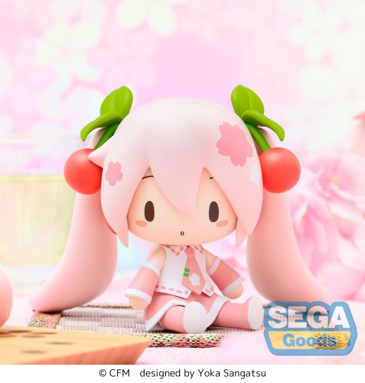 Sega Vocaloid Fuwa Petit Sakura Miku Chibi Figure 3-Inch - View 5