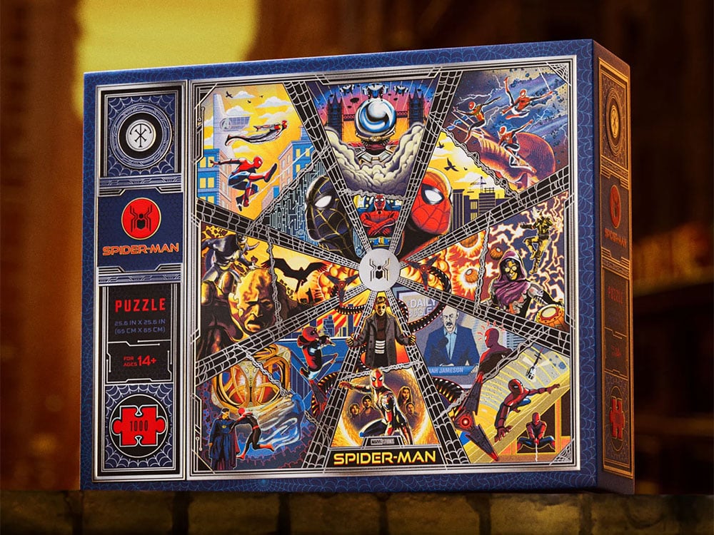 Theory11 Marvel Spider-Man Premium Jigsaw Puzzle with Spider-Man Artwork, 25.6 Inches - View 2